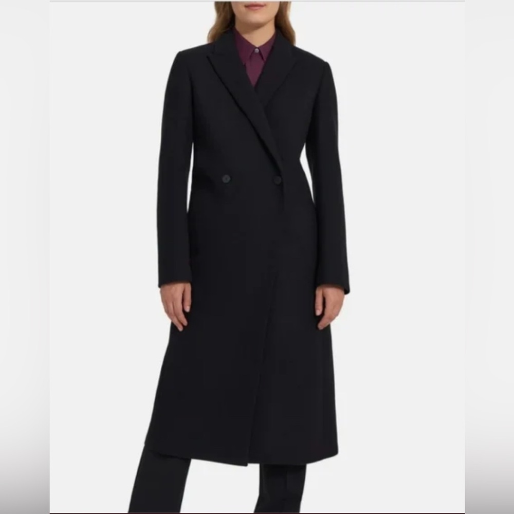 Theory - City Coat in Wool Twill women’s size S